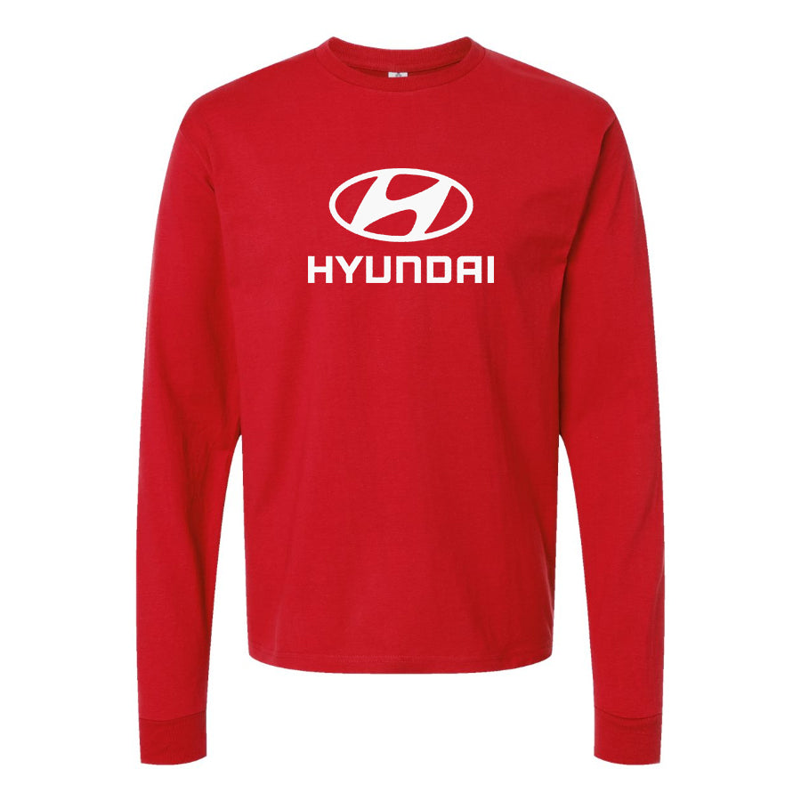 Men’s Hyundai Car Long Sleeve T-Shirt