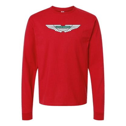 Men's Aston Martin Motorsports Car Long Sleeve T-Shirt