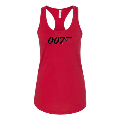 Women's 007 James Bond Movie Racerback Tank Top