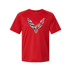 Youth Chevrolet Corvette Kids Polyester T-Shirt