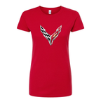 Women’s Chevrolet Corvette Round Neck T-Shirt