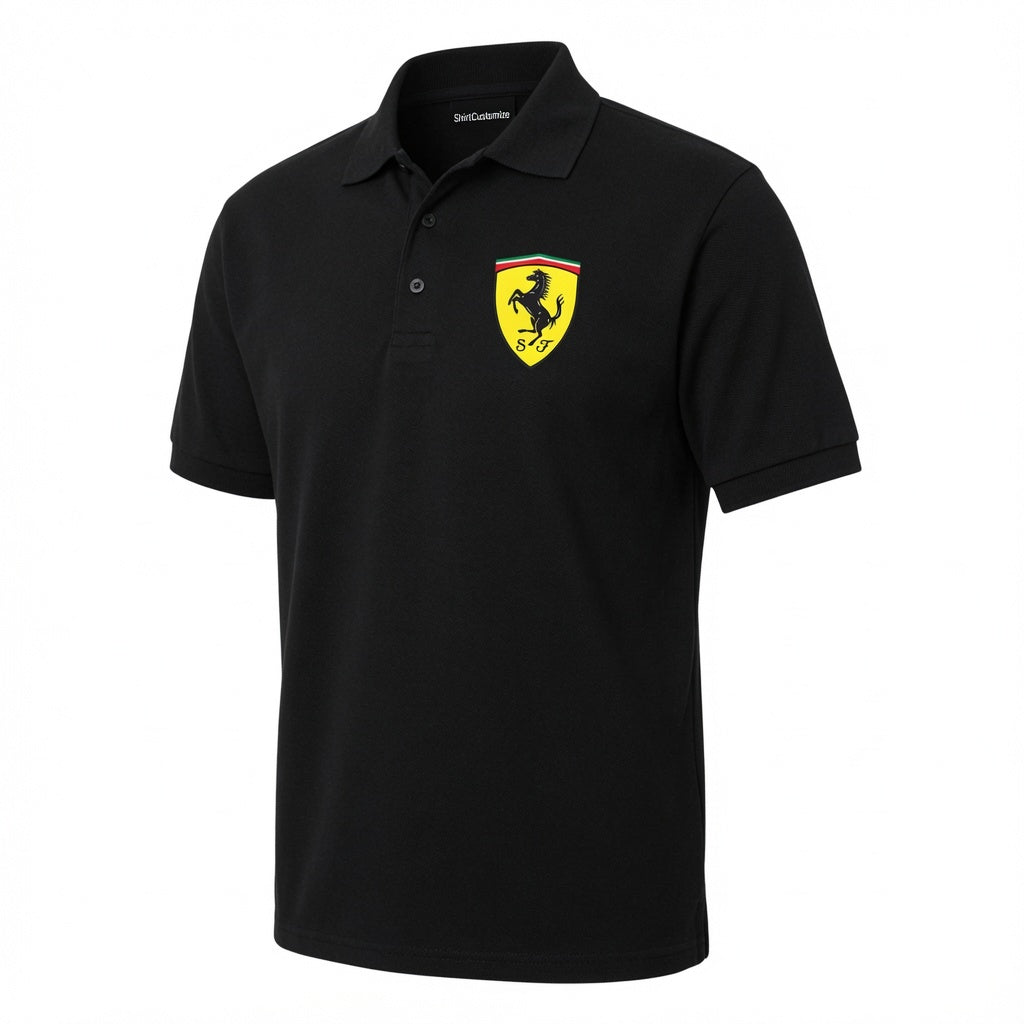 Men’s Ferrari Motorsport Car Dry Blend Polo