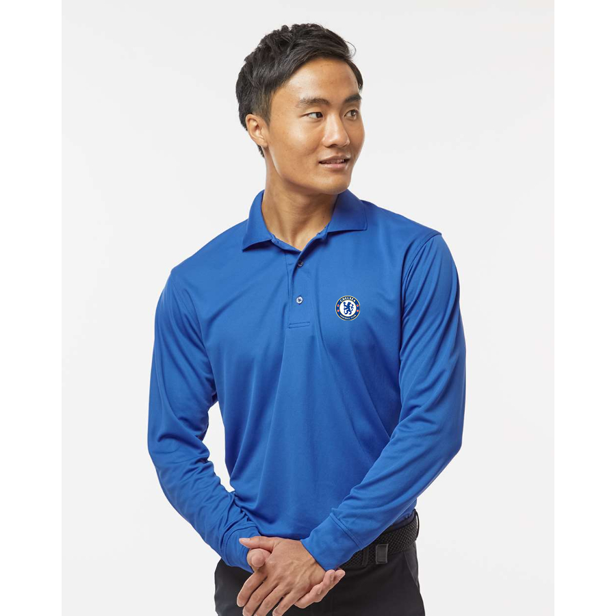 Men's  Chelsea Soccer - Paragon - Prescott Long Sleeve Polo - 110
