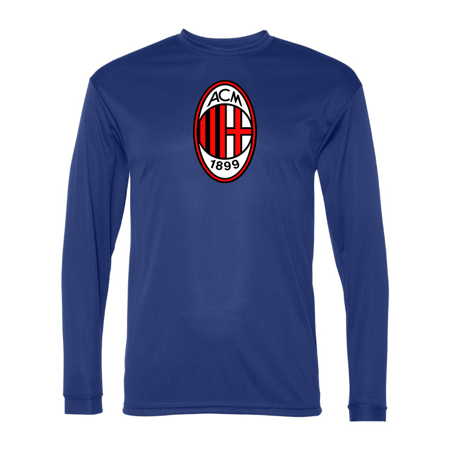 Men’s AC Milan Soccer- C2 Sport - Performance Long Sleeve T-Shirt - 5104