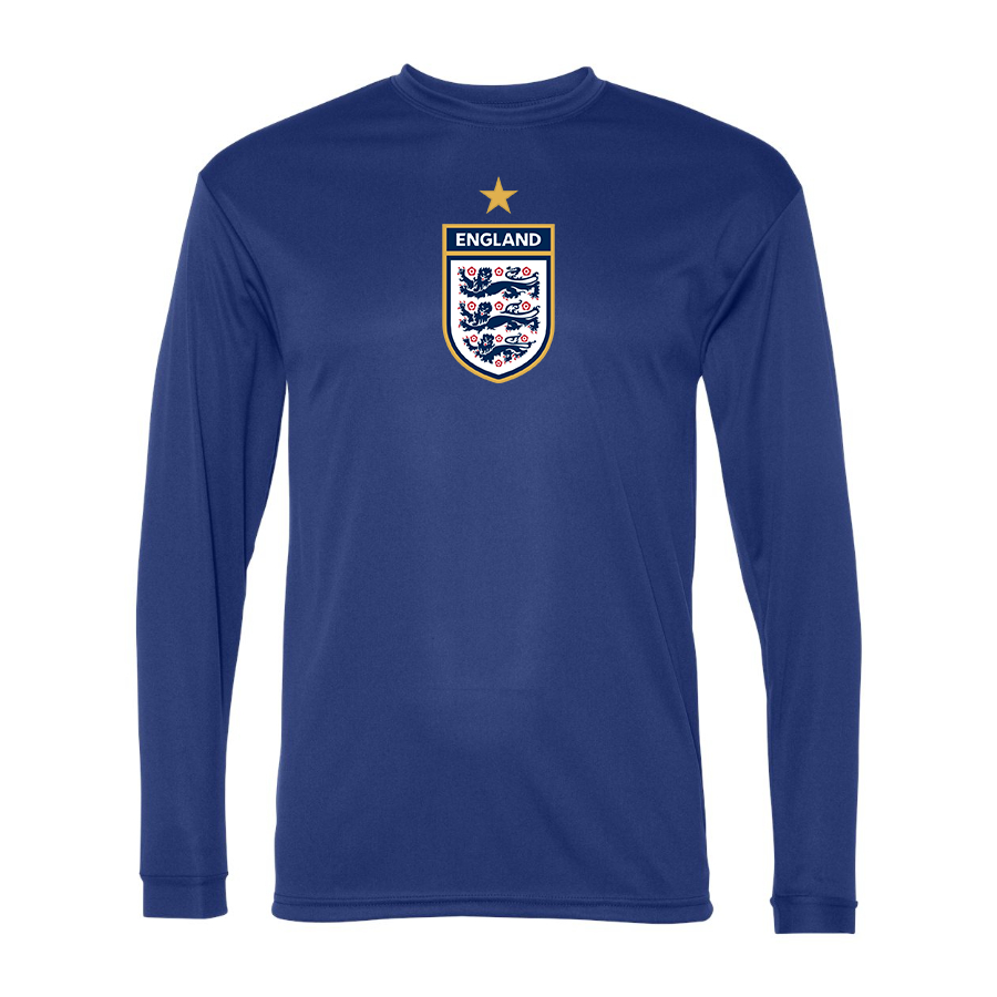 Men’s  England National Soccer Team - C2 Sport - Performance Long Sleeve T-Shirt - 5104