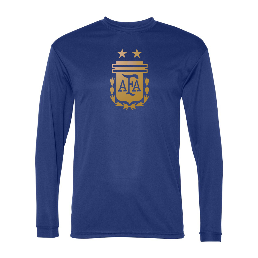 Men’s Argentina Soccer  - C2 Sport - Performance Long Sleeve T-Shirt - 5104