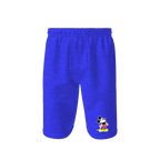 Men's Mickey Mouse Cartoon Athletic Fleece Shorts