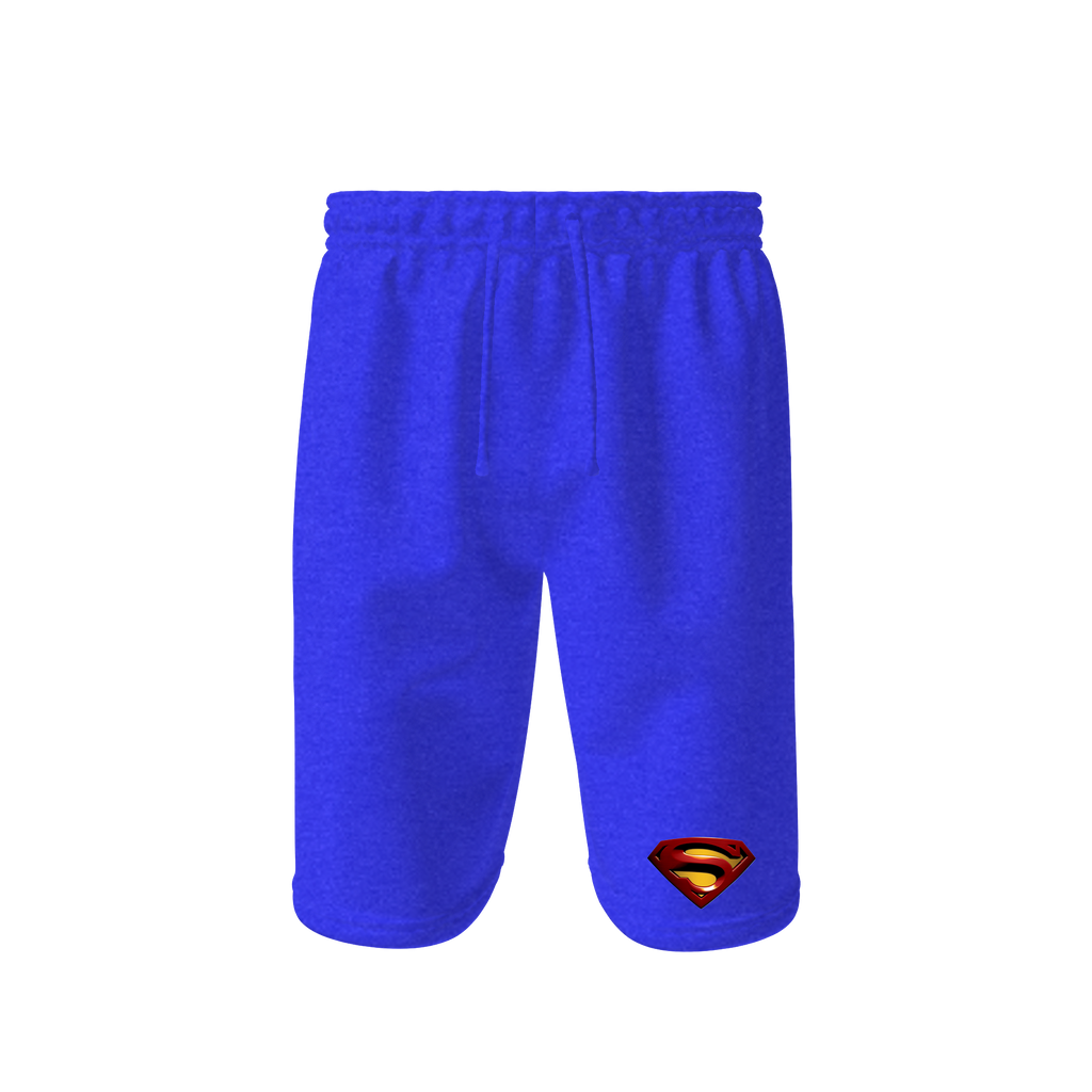 Men's Superman Superhero Athletic Fleece Shorts