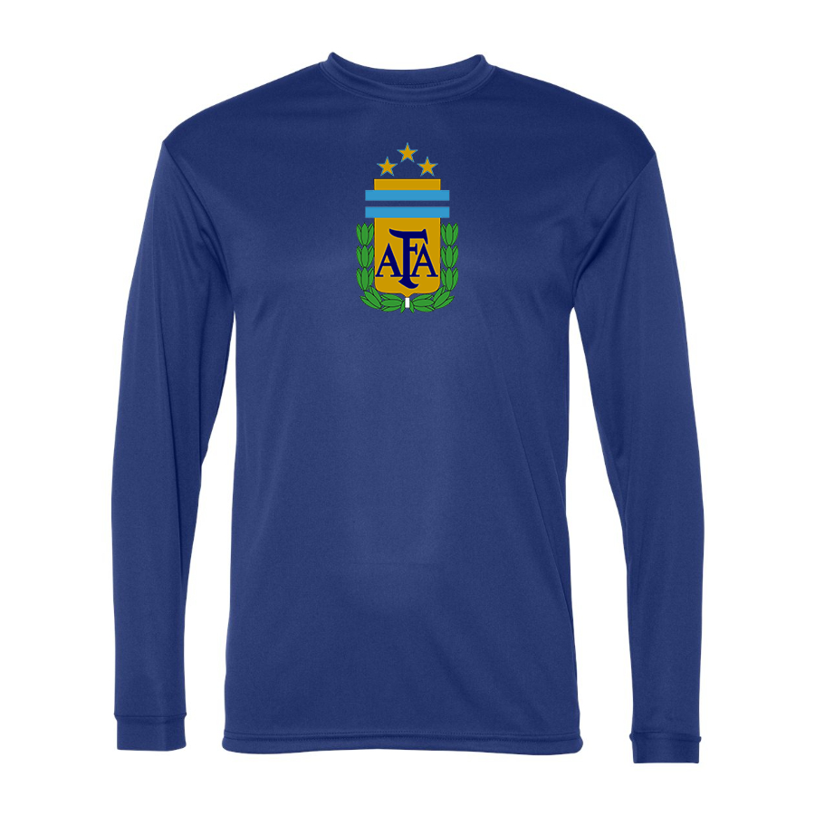 Men’s Argentina National Soccer - Performance Long Sleeve T-Shirt - 5104