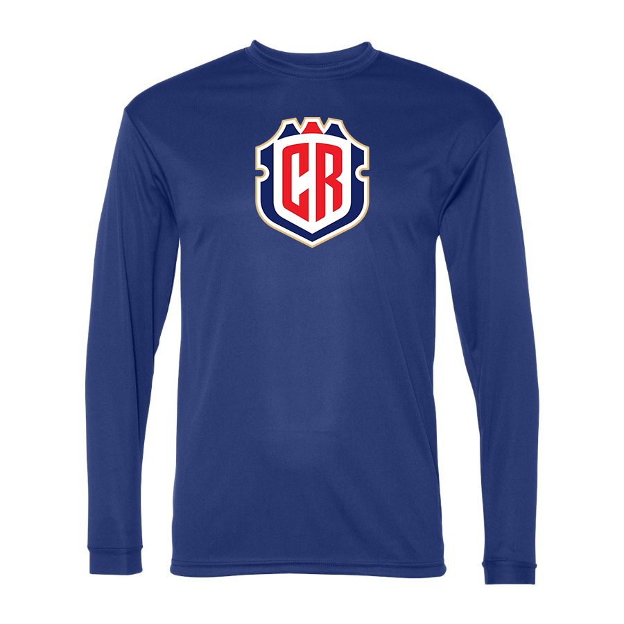 Men’s  Costa Rica National Soccer Team - C2 Sport - Performance Long Sleeve T-Shirt - 5104