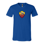 Men’s AS Roma FC - BELLA + CANVAS - Jersey V-Neck Tee - 3005