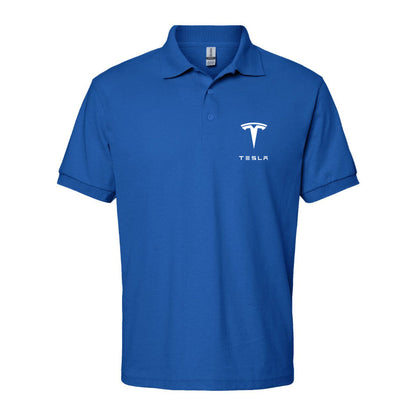 Men’s Tesla Motorsports Car Dry Blend Polo