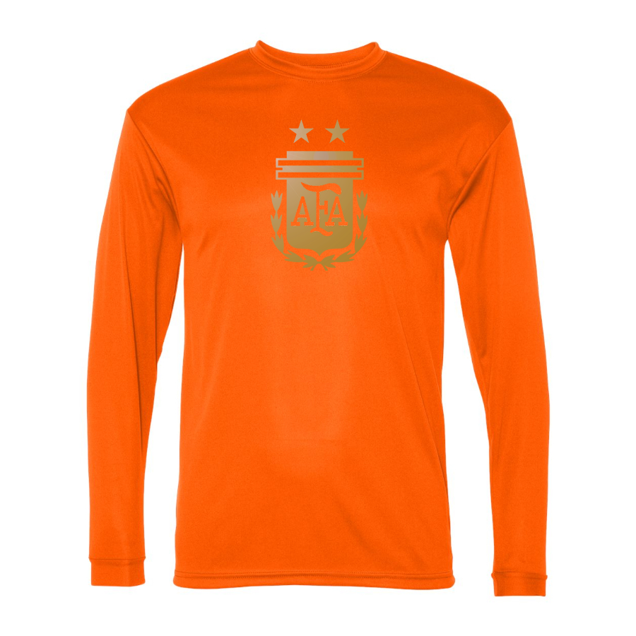 Men’s Argentina Soccer  - C2 Sport - Performance Long Sleeve T-Shirt - 5104