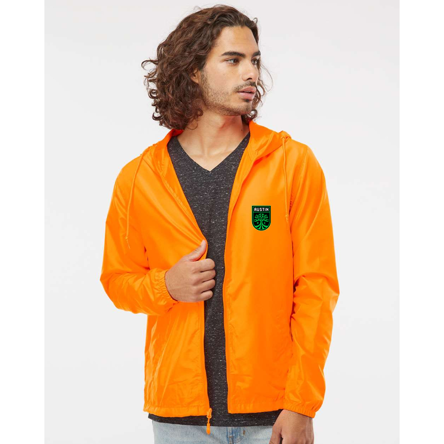 Men’s Austin FC - Independent Trading Co. - Lightweight Windbreaker Full-Zip Jacket - EXP54LWZ