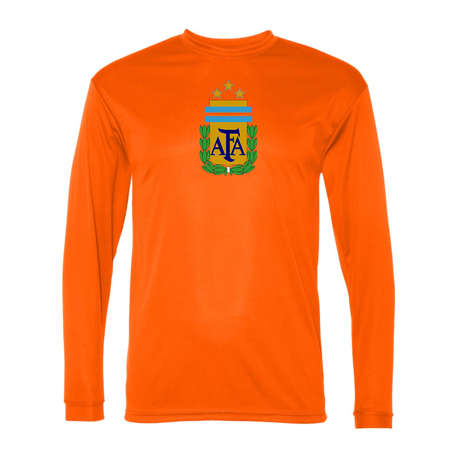 Men’s Argentina National Soccer - Performance Long Sleeve T-Shirt - 5104