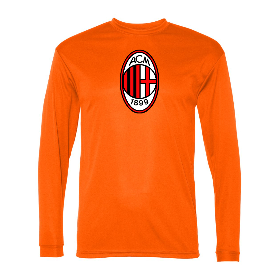 Men’s AC Milan Soccer- C2 Sport - Performance Long Sleeve T-Shirt - 5104
