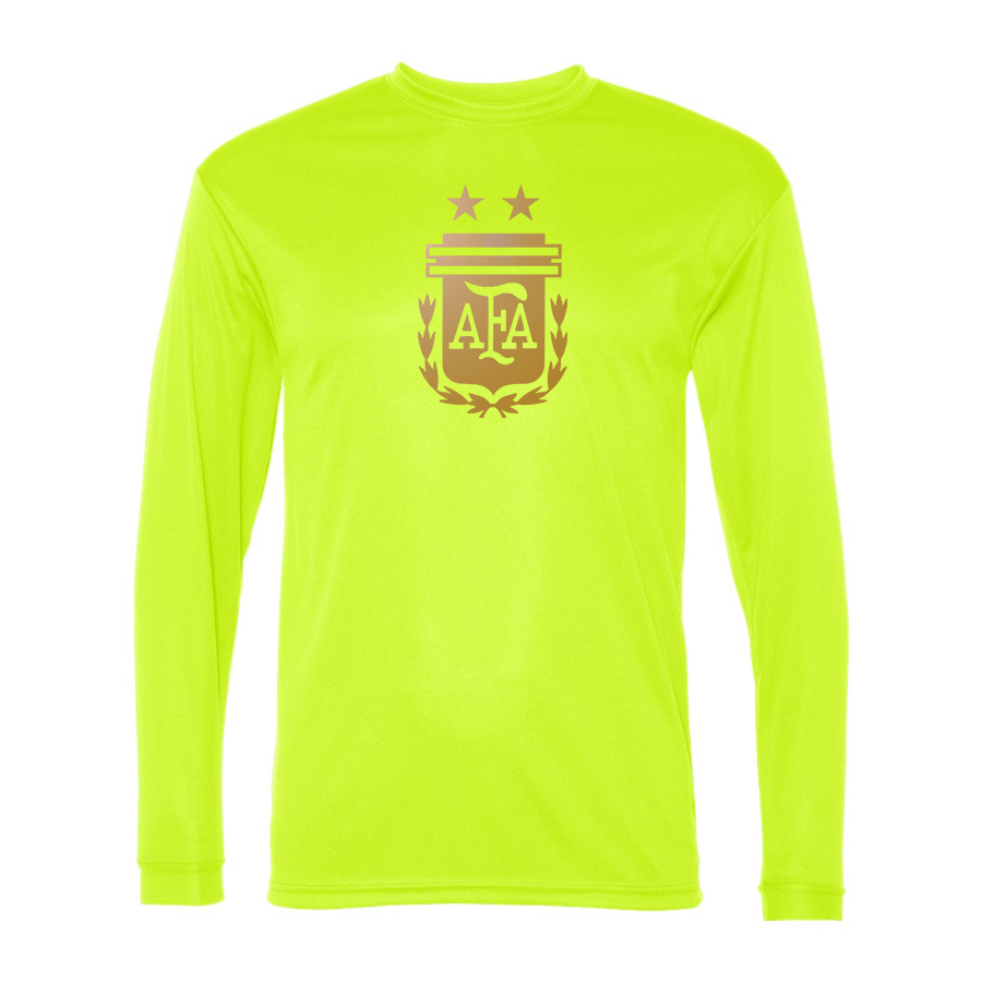 Men’s Argentina Soccer  - C2 Sport - Performance Long Sleeve T-Shirt - 5104