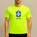 Men's Brasil National Soccer Team Polyester T-Shirt