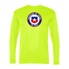 Men’s  Chile National Soccer Team - C2 Sport - Performance Long Sleeve T-Shirt - 5104