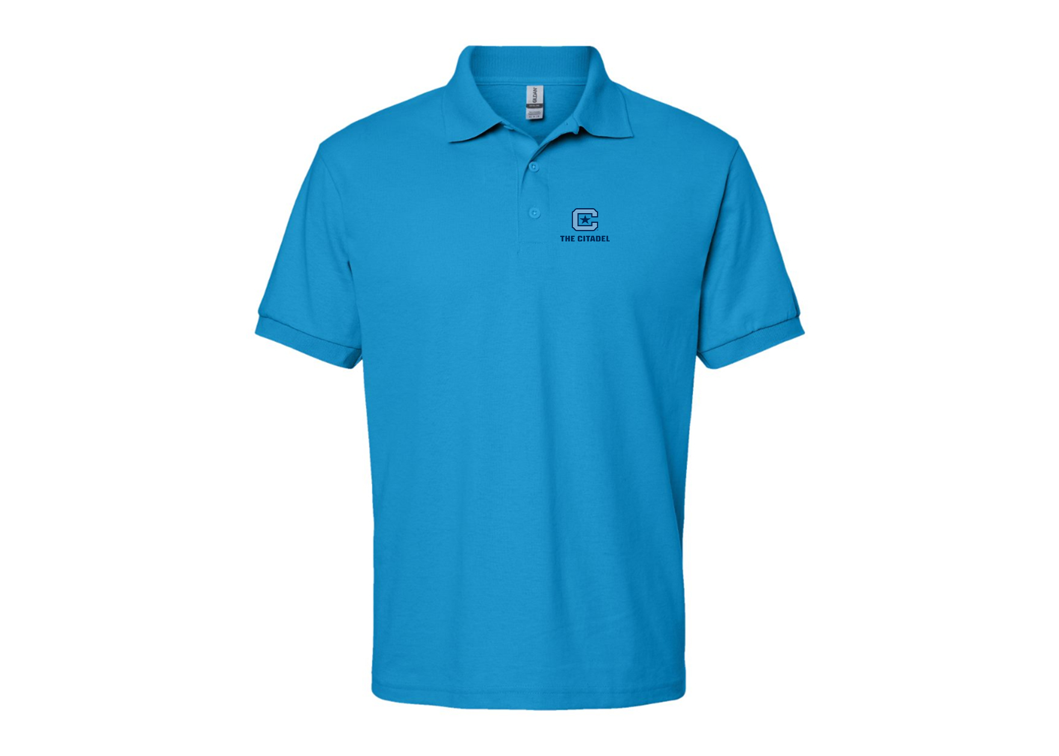 Men' The Citadel Bulldogs  Dry Blend Jersey Polo