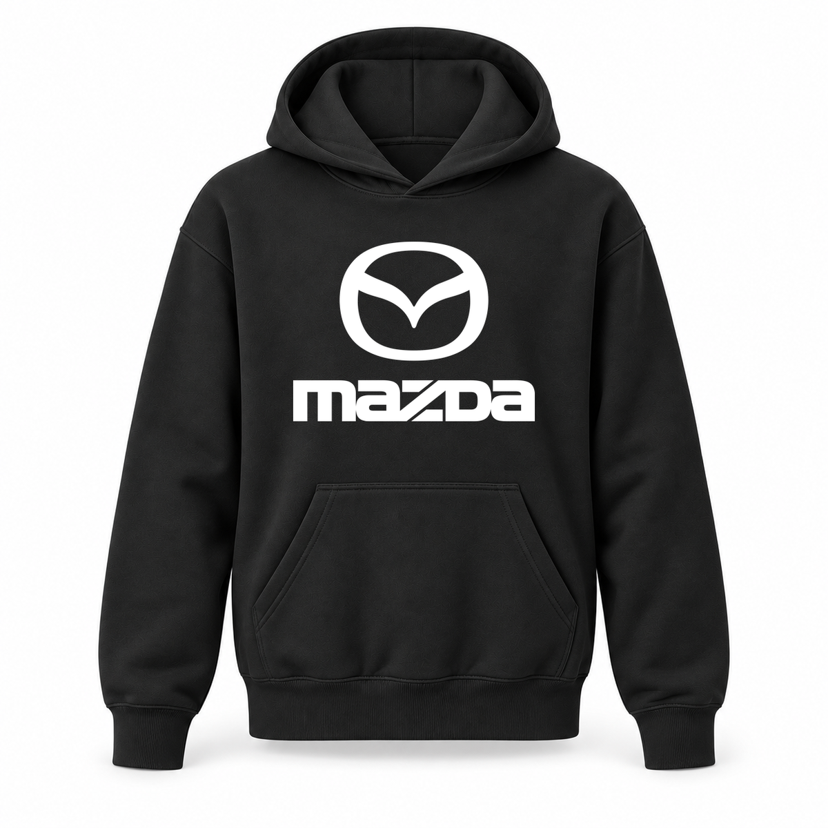 Youth Kids Mazda Car Pullover Hoodie | Color: Black | Refreshed youth hoodie, original Drive artwork
