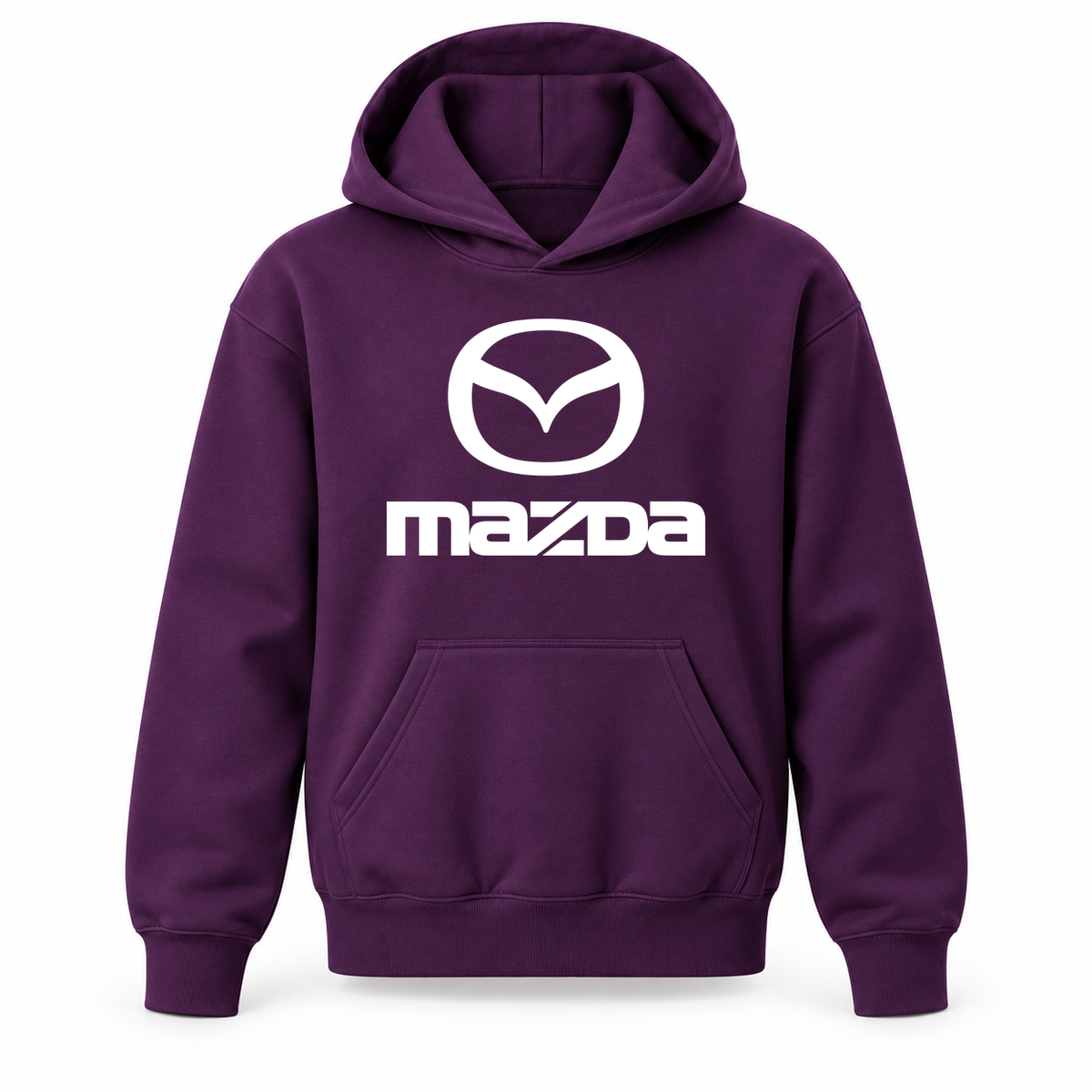 Youth Kids Mazda Car Pullover Hoodie | Color: Purple | Refreshed youth hoodie, original Drive artwork