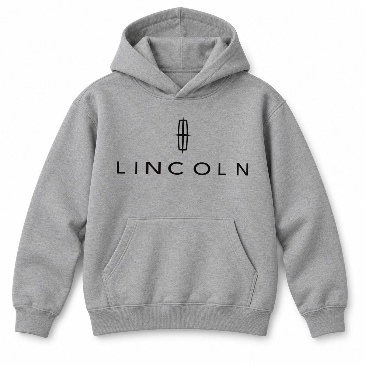 Youth Kids Lincoln Car Pullover Hoodie | Color: Grey | Refreshed youth hoodie, original Drive artwork