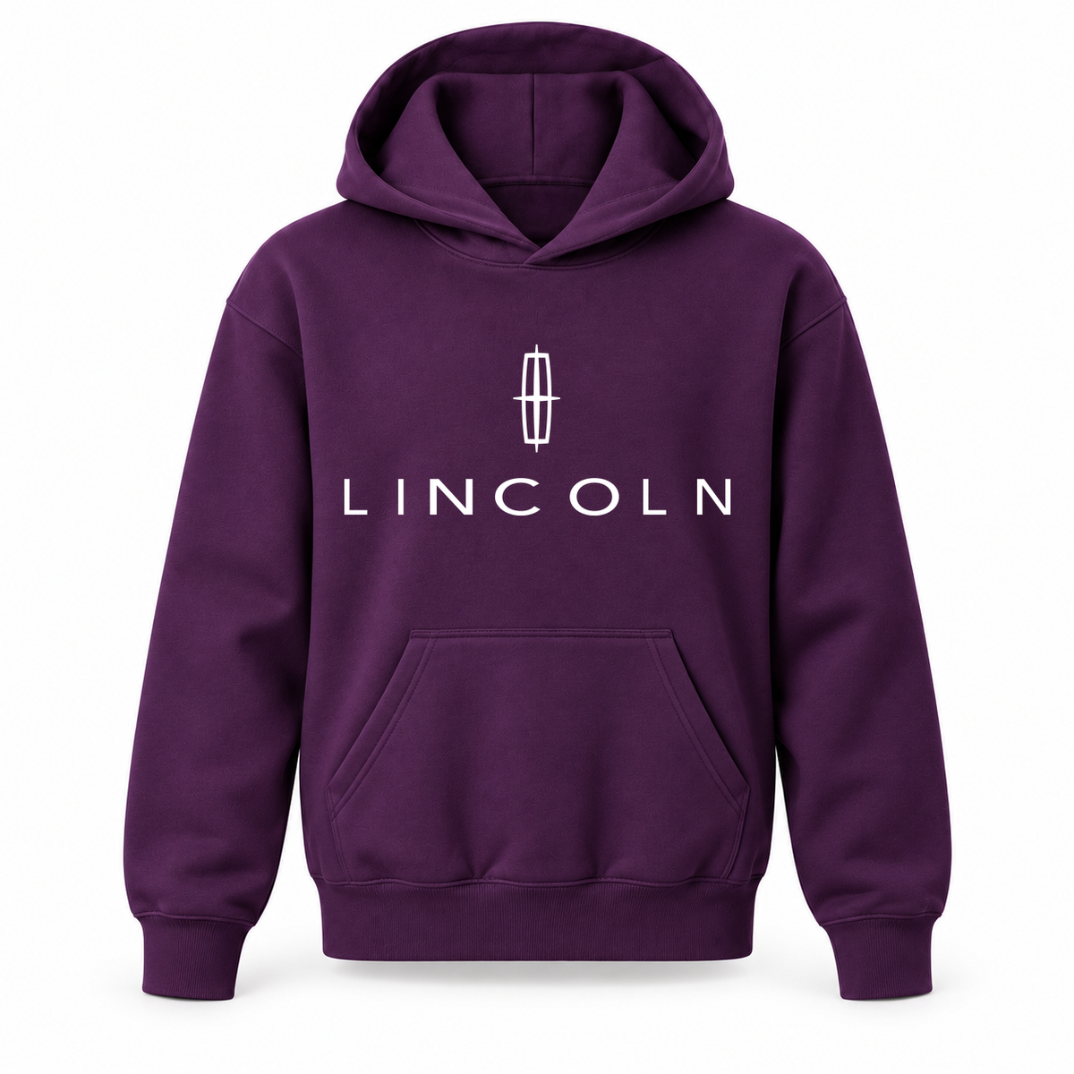 Youth Kids Lincoln Car Pullover Hoodie | Color: Purple | Refreshed youth hoodie, original Drive artwork