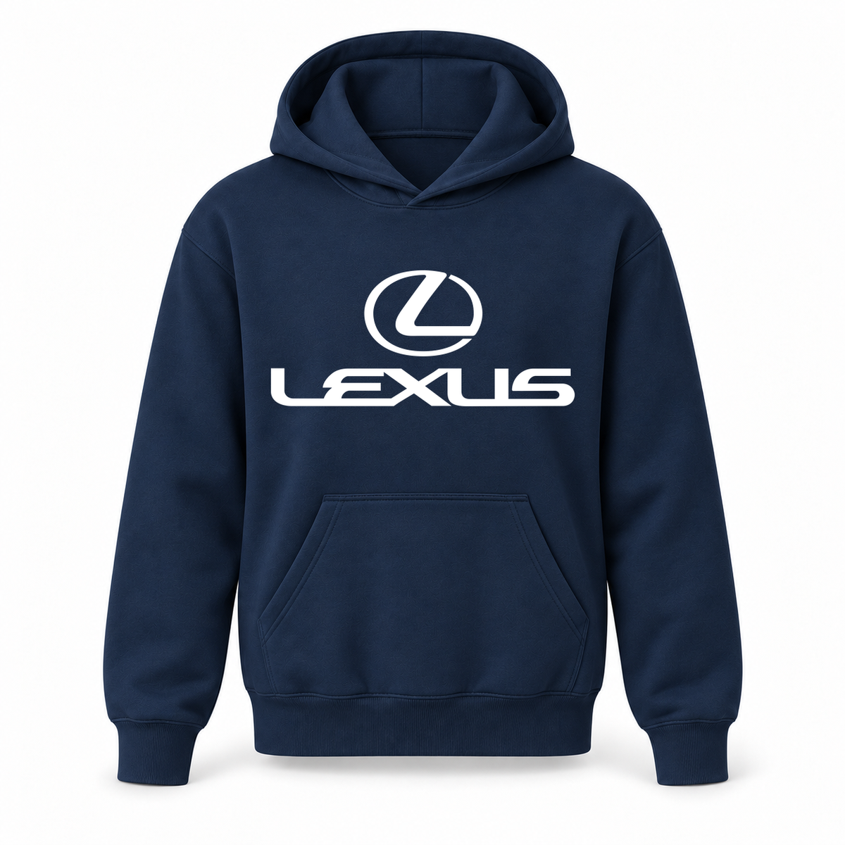 Youth Kids Lexus Car Pullover Hoodie | Color: Navy | Refreshed youth hoodie, original Drive artwork