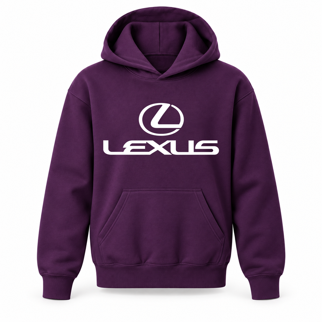 Youth Kids Lexus Car Pullover Hoodie | Color: Purple | Refreshed youth hoodie, original Drive artwork
