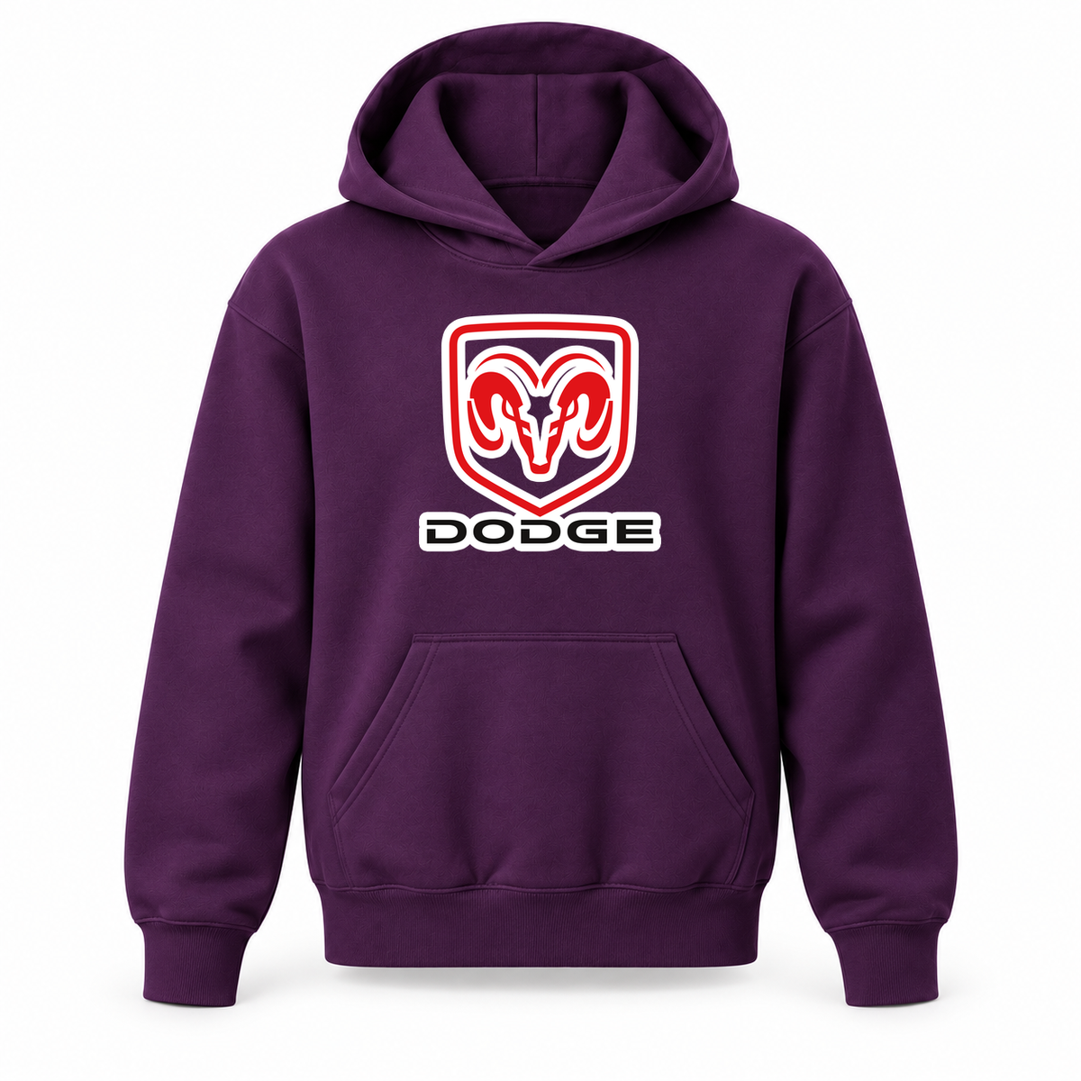 Youth Kids Dodge Car Pullover Hoodie | Color: Purple | Refreshed youth hoodie, original Drive artwork