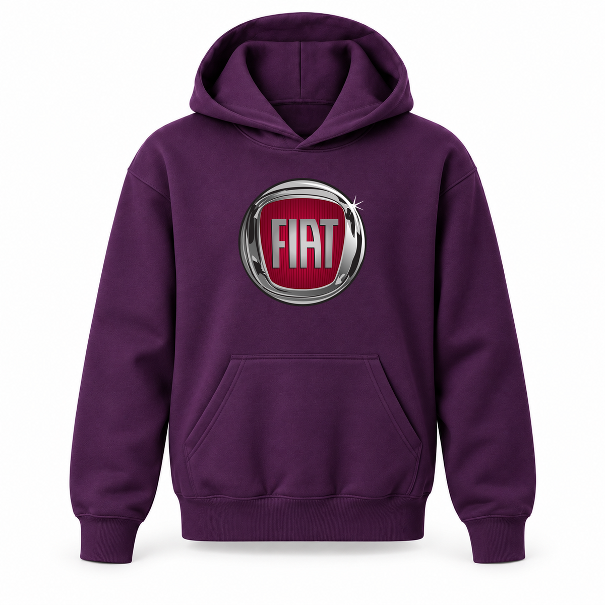 Youth Kids Fiat Car Pullover Hoodie | Color: Purple | Refreshed youth hoodie, original Drive artwork