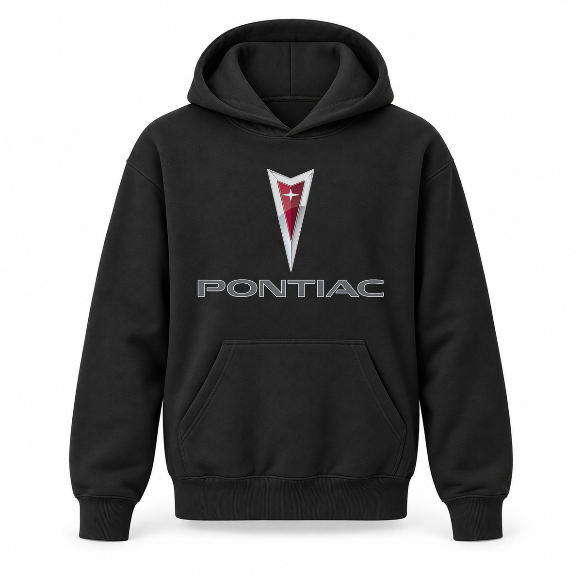 Youth Kids Pontiac Car Pullover Hoodie | Color: Black | Refreshed youth hoodie, original Drive artwork
