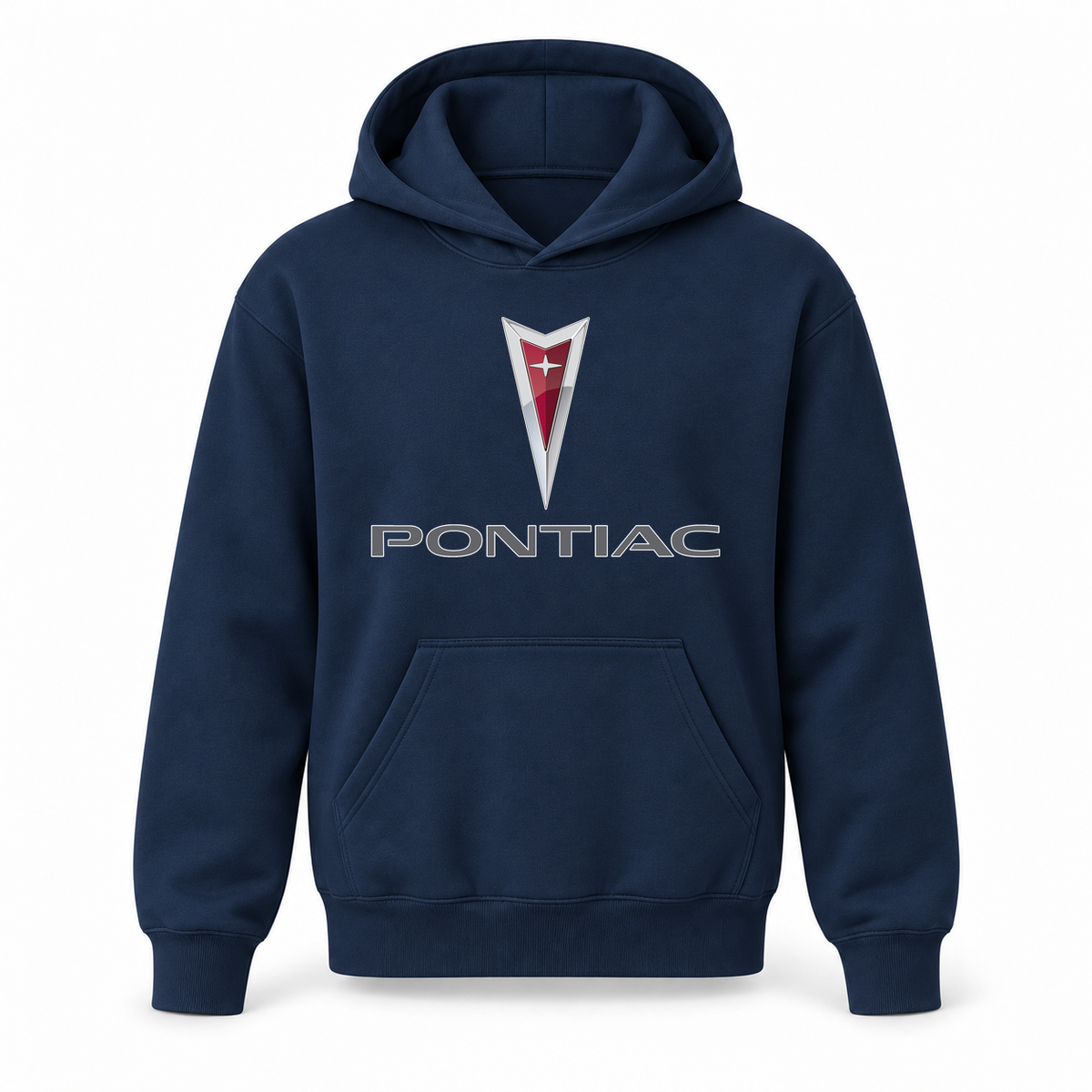 Youth Kids Pontiac Car Pullover Hoodie | Color: Navy | Refreshed youth hoodie, original Drive artwork