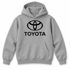 Youth Kids Toyota Car Pullover Hoodie | Color: Grey | Refreshed youth hoodie, original Drive artwork