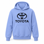 Youth Kids Toyota Car Pullover Hoodie | Color: Light Blue | Refreshed youth hoodie, original Drive artwork