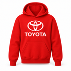 Youth Kids Toyota Car Pullover Hoodie | Color: Red | Refreshed youth hoodie, original Drive artwork