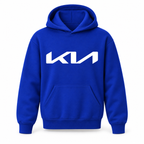Youth Kids Kia Car Pullover Hoodie | Color: Blue | Refreshed youth hoodie, original Drive artwork