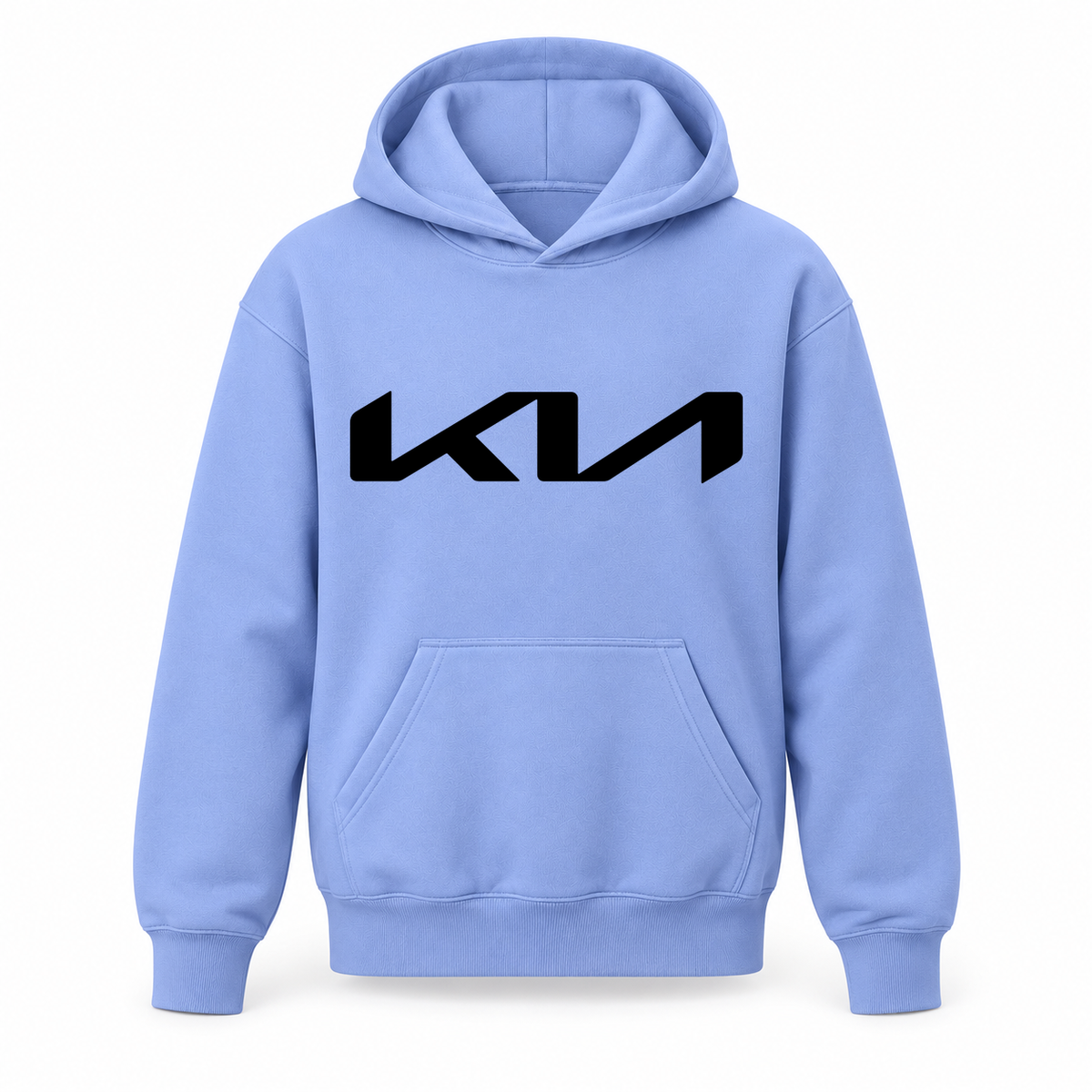 Youth Kids Kia Car Pullover Hoodie | Color: Light Blue | Refreshed youth hoodie, original Drive artwork
