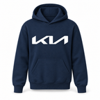 Youth Kids Kia Car Pullover Hoodie | Color: Navy | Refreshed youth hoodie, original Drive artwork