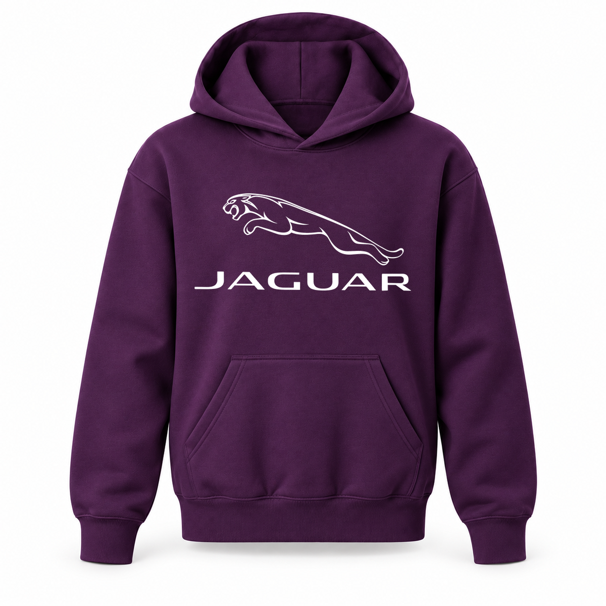 Youth Kids Jaguar Symbol Car Pullover Hoodie | Color: Purple | Refreshed youth hoodie, original Drive artwork
