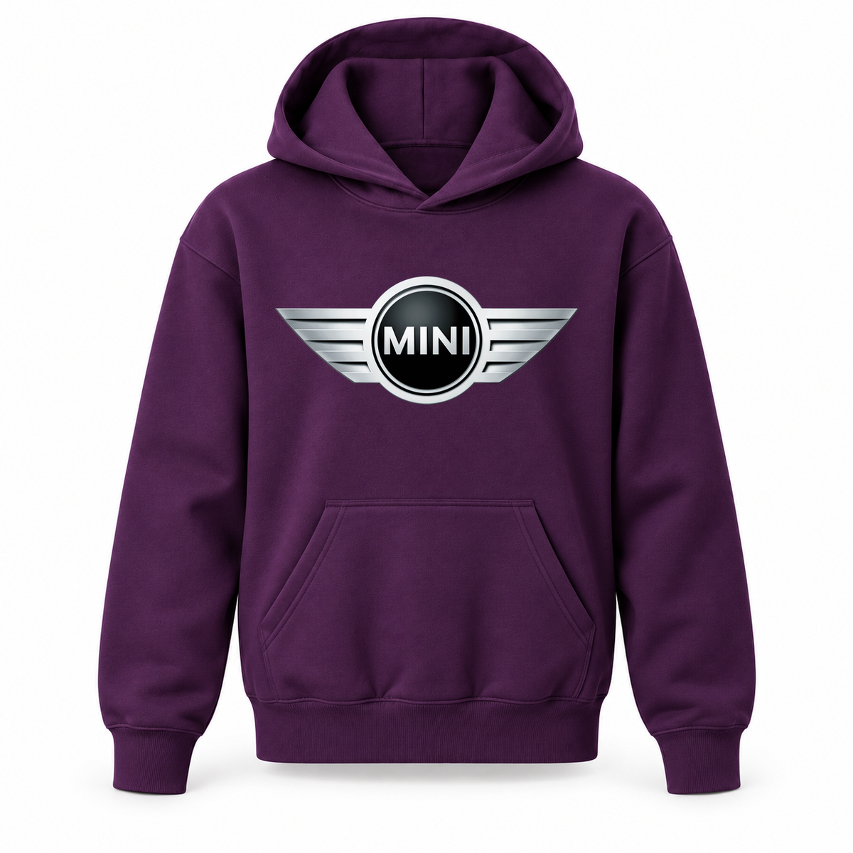 Youth Kids Mini Cooper Car Pullover Hoodie | Color: Purple | Refreshed youth hoodie, original Drive artwork
