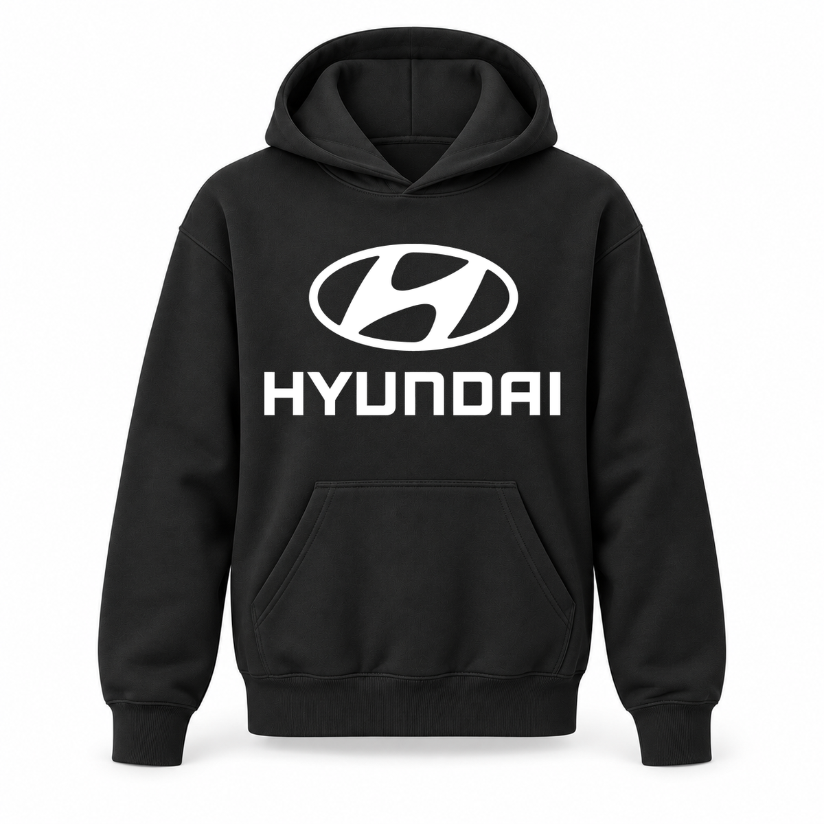 Youth Kids Hyundai Car Pullover Hoodie | Color: Black | Refreshed youth hoodie, original Drive artwork