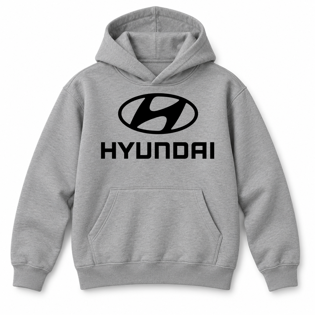 Youth Kids Hyundai Car Pullover Hoodie | Color: Grey | Refreshed youth hoodie, original Drive artwork