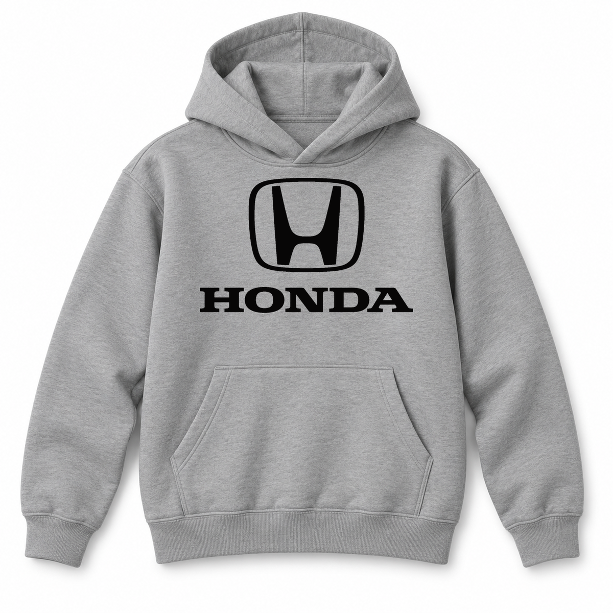 Youth Kids Honda Car Pullover Hoodie | Color: Grey | Refreshed youth hoodie, original Drive artwork