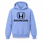 Youth Kids Honda Car Pullover Hoodie | Color: Light Blue | Refreshed youth hoodie, original Drive artwork