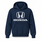 Youth Kids Honda Car Pullover Hoodie | Color: Navy | Refreshed youth hoodie, original Drive artwork