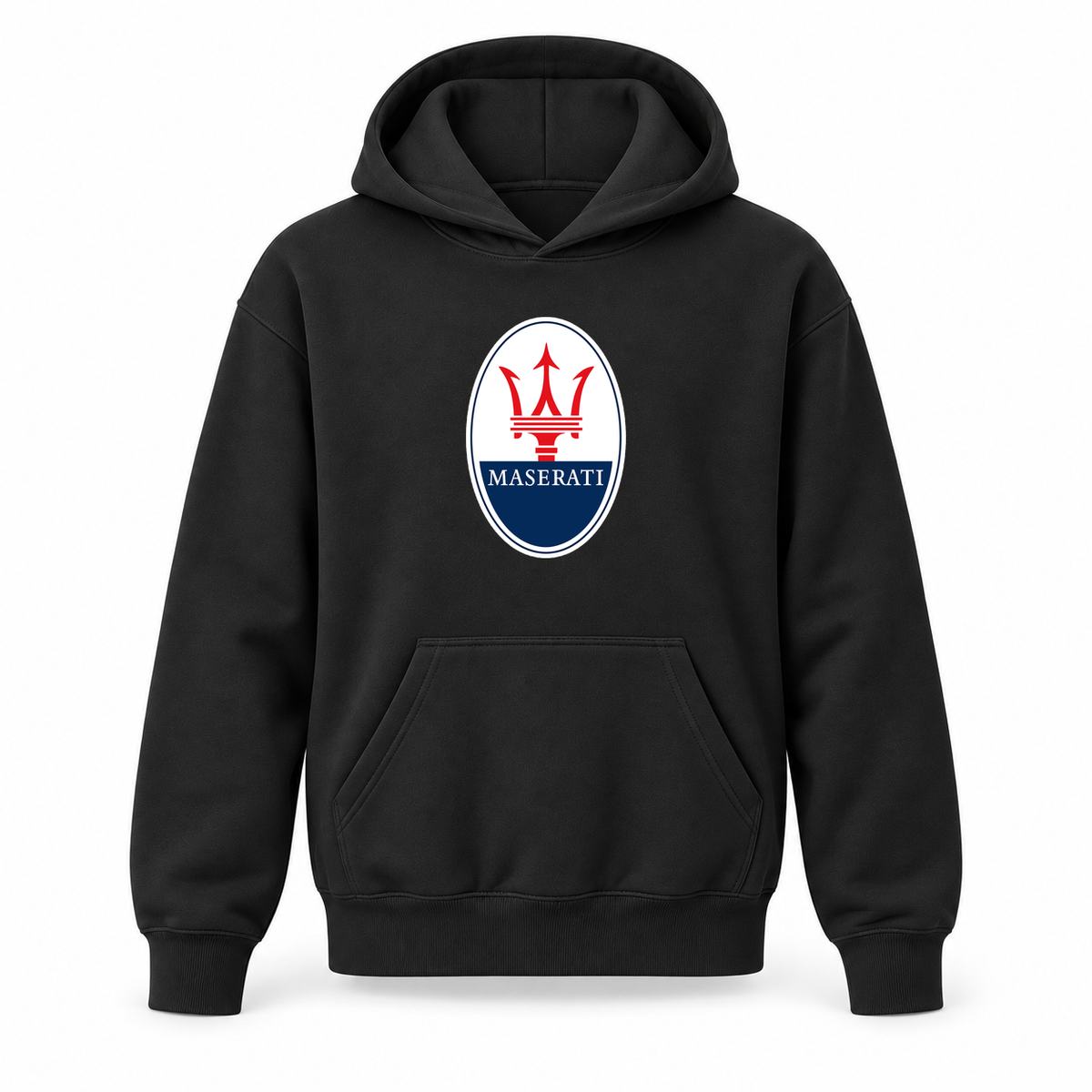 Youth Kids Maserati Car Pullover Hoodie | Color: Black | Refreshed youth hoodie, original Drive artwork
