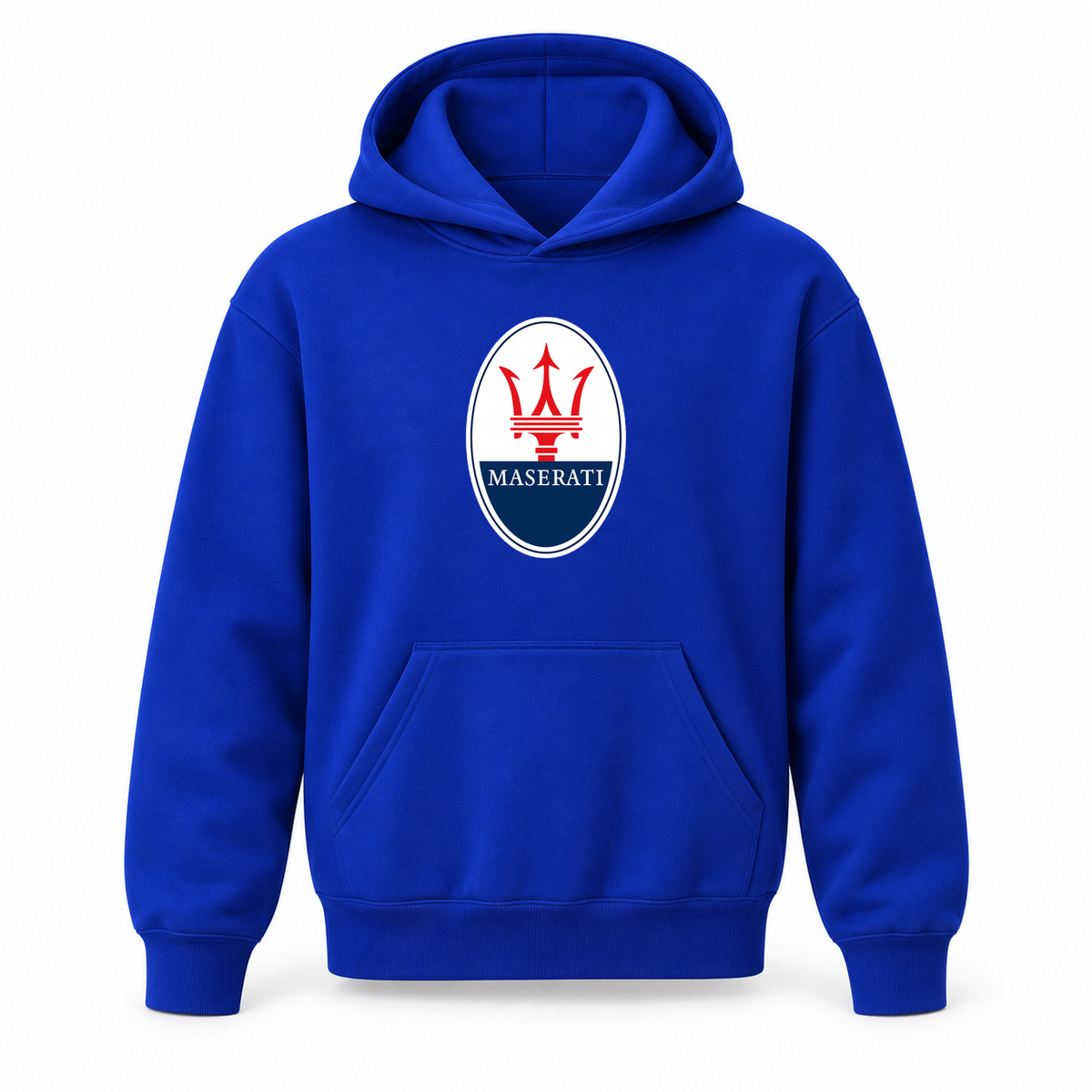 Youth Kids Maserati Car Pullover Hoodie | Color: Blue | Refreshed youth hoodie, original Drive artwork