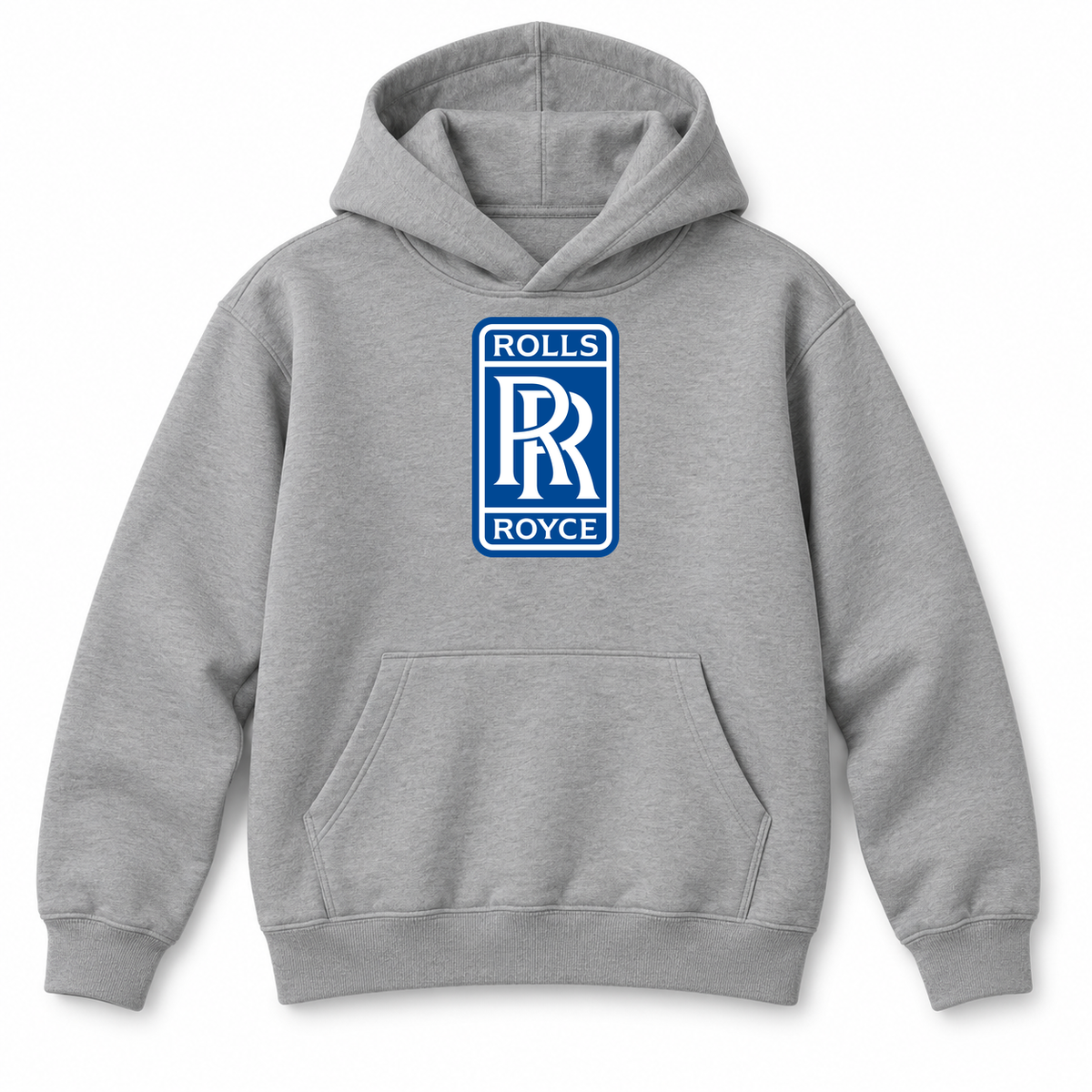 Youth Kids Rolls Royce Car Pullover Hoodie | Color: Grey | Refreshed youth hoodie, original Drive artwork